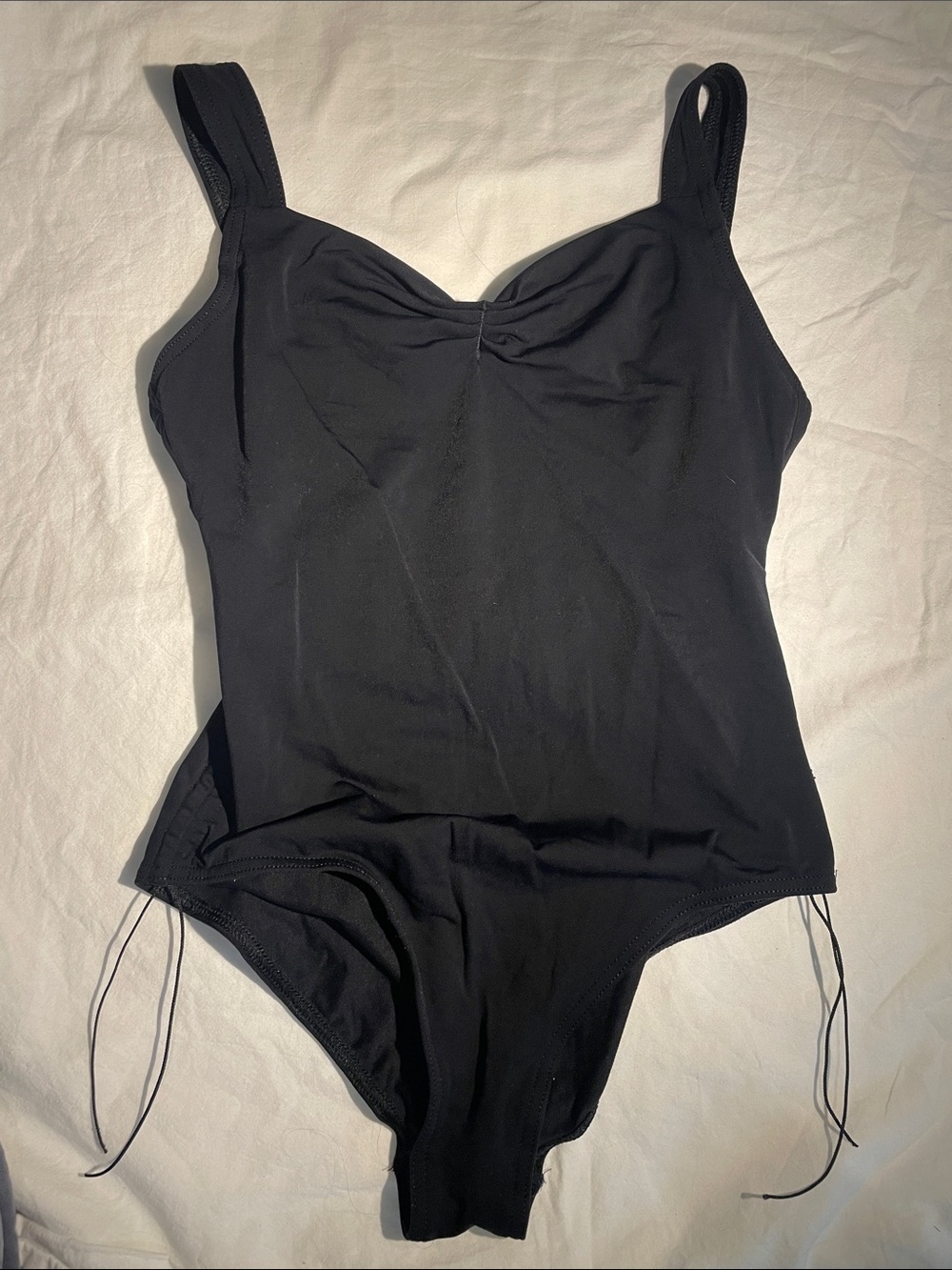 Nikolay Black Ballet Leotard - Tank, Adjustable Leg Lines